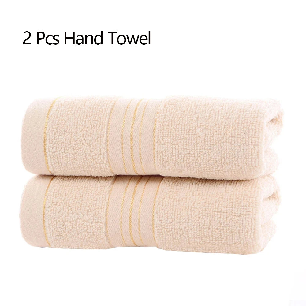 Set da 1 2 4 Pezzi Asciugamani Viso in Cotone Classe A Spessi e Assorbenti Jacquard Cotone Delicati Sulla Pelle Adulti
