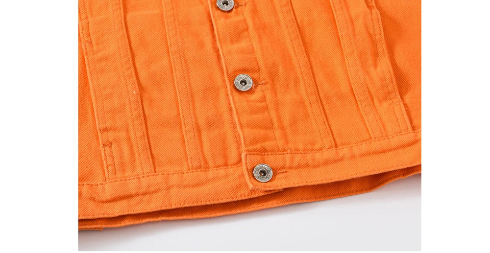 Giacche Di Jeans Da Uomo Primavera Autunno Casual Outdoor Cotone Punk Biker Hip Hop High Streetwear