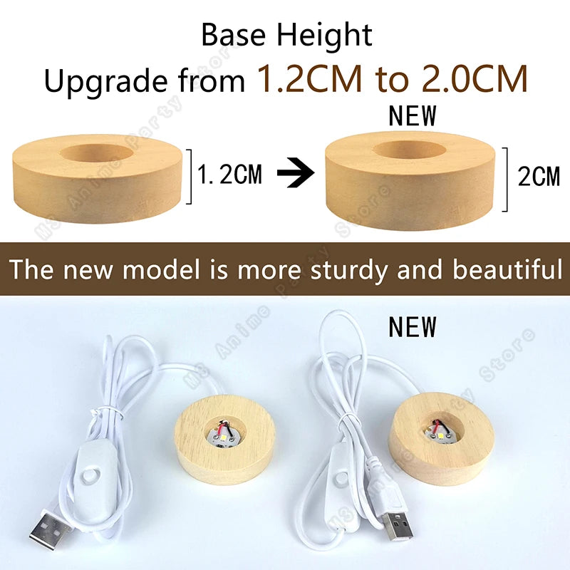Sfera Di Cristallo 3D Luce Notturna Lampada A LED Per Comodino Galassia Saturno Pianeti Luna 5 Cm Regalo Per Bambini