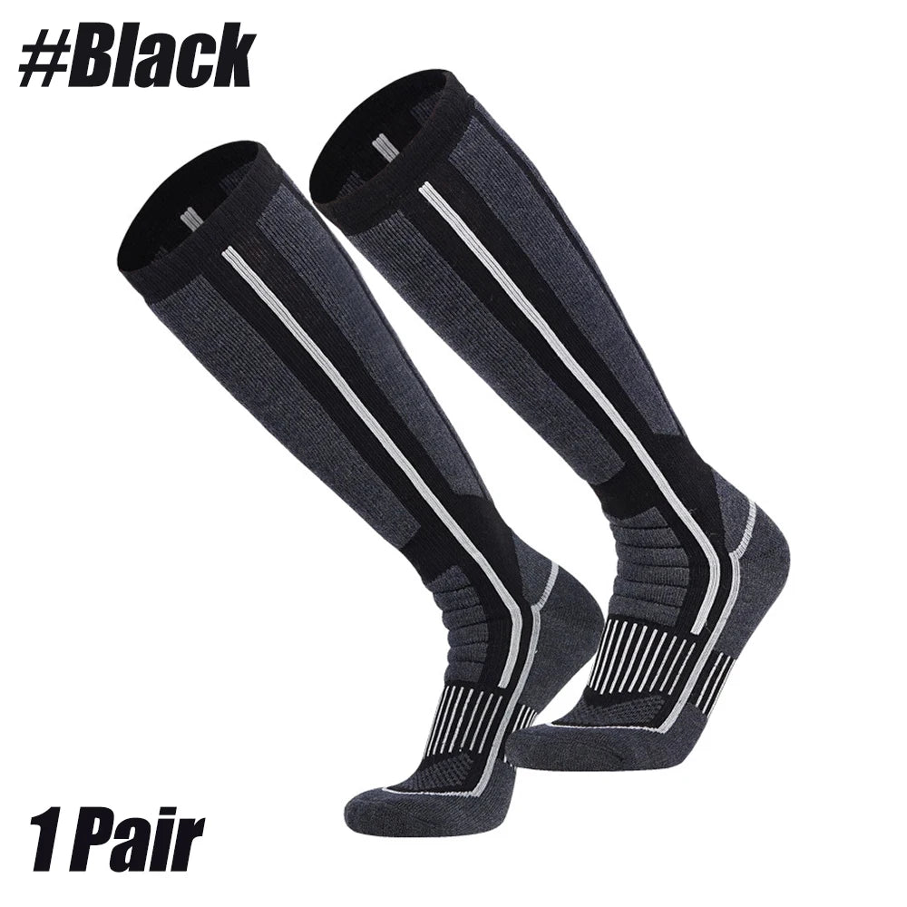 Calzini Termici In Lana Merino Unisex Lunghi A Compressione Per Sci Escursionismo Snowboard Trekking