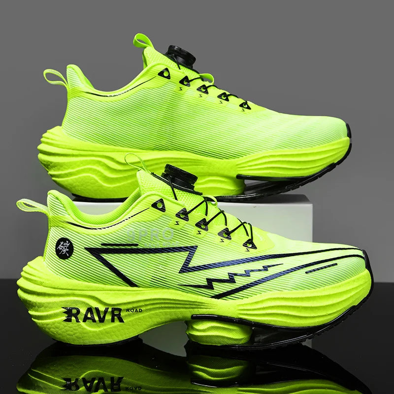 Letcomfit Scarpe Da Corsa Uomo 2025 Ammortizzazione Piastra Carbonio Scarpe Da Ginnastica Maratona Leggere Antiscivolo