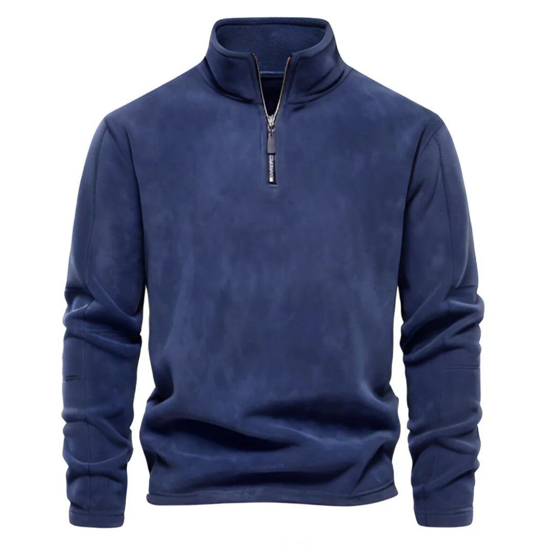 Giacca In Pile AIOPESON Per Uomo Caldo Premium Con Cerniera E Collo Rovesciato Soft Shell