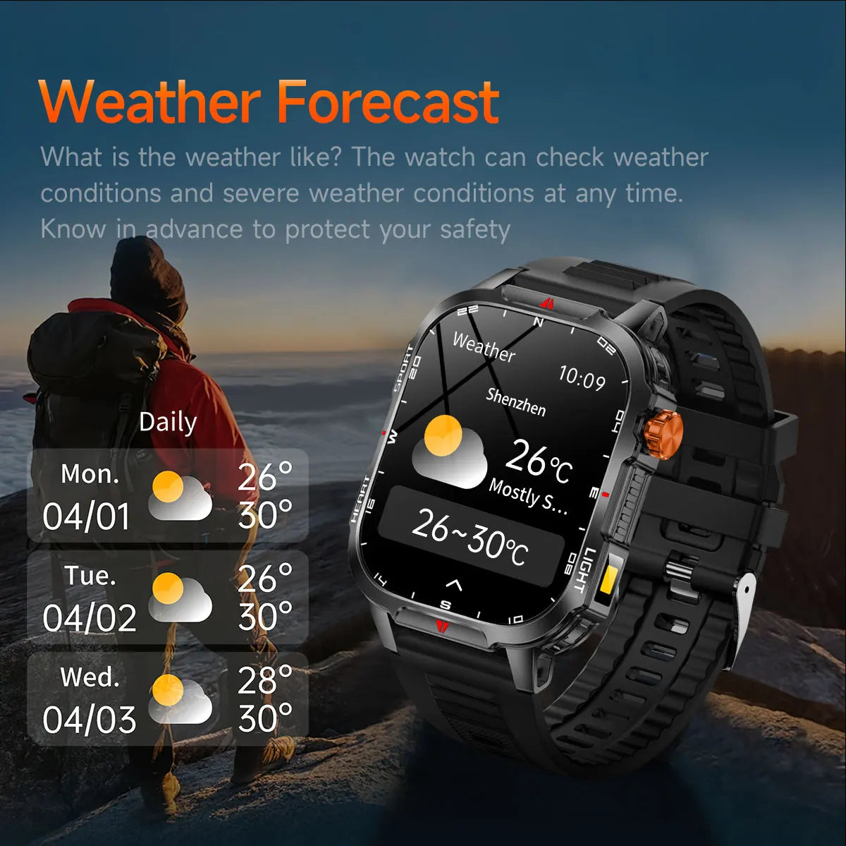 Smartwatch Da Uomo Batteria 100mAh Schermo 2,01 Pollici Chiamata Bluetooth Cardiofrequenzimetro Orologio Xiaomi iOS