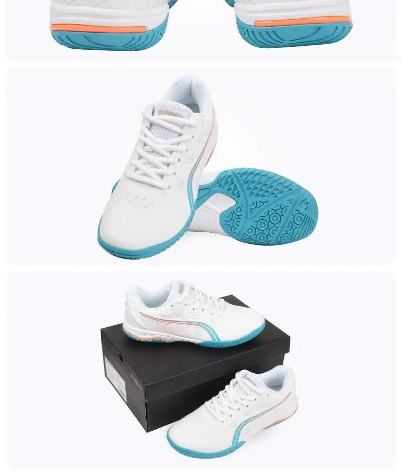 Scarpe da Ping Pong Tibhar per Uomo e Donna Sportive Professionali Antiscivolo Traspiranti