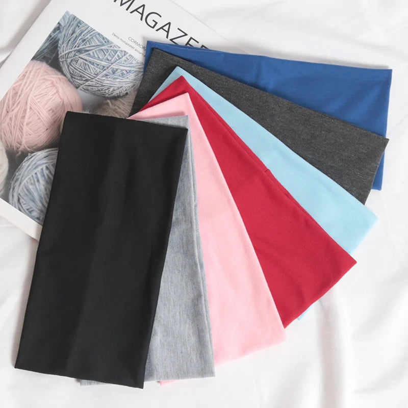 Fascia Larga Multifunzionale per Sport Fitness Ciclismo Yoga Moda per Capelli Morbida Lavorata a Maglia per Donna Ragazza