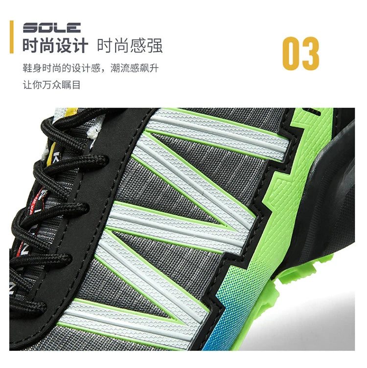 Scarpe Da Ginnastica Da Ciclismo Mountain Bike E Trekking Da Uomo Stile Classico Per Esterno All Aperto Traspiranti