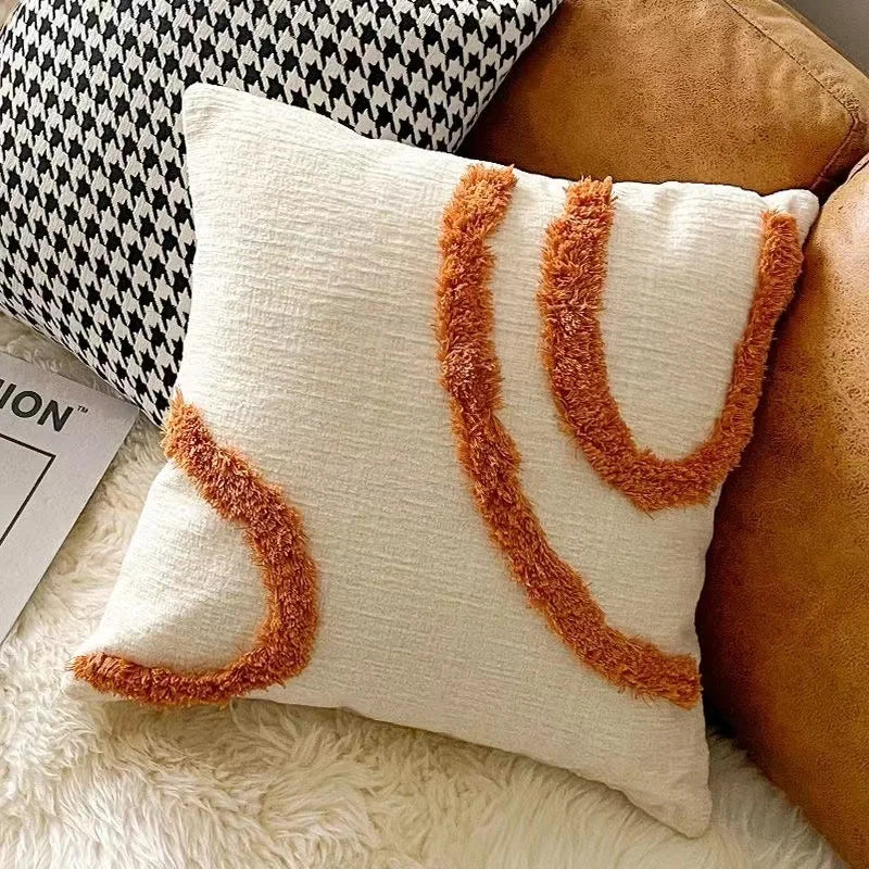 Fodera Per Cuscino Bohemien Geometria Ricamata In Nappa Personalizzata Federa Lunga Soggiorno E Divano Decorazioni Casa