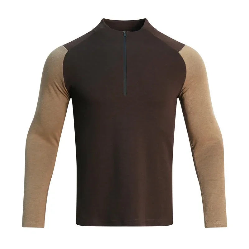 T-shirt sportiva da corsa a compressione da uomo Felpa sportiva attillata a maniche lunghe da allenamento da jogging Abbigliamento esterno Top fitness F4S2