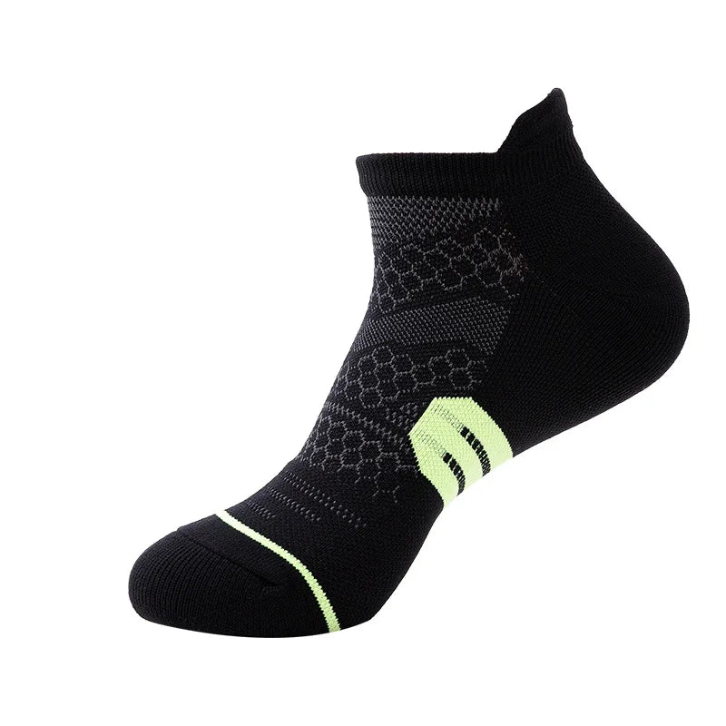 Calzini Sportivi Uomo Caviglia Alta Compressione Con Protezione Per Corsa Cotone Nylon Stile 41