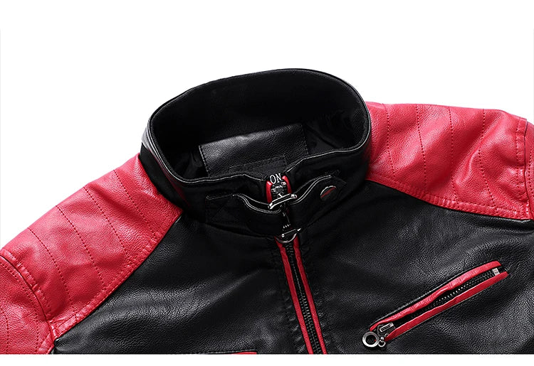 Giacche di Pelle da Uomo 2024 All'aperto Primavera Autunno Antivento Morbide Abbigliamento Casual