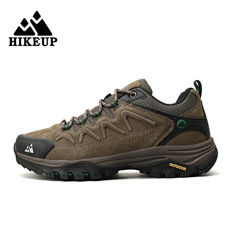 Hikeup Scarpe Da Uomo In Pelle Impermeabili Da Lavoro Invernali Antiscivolo Lusso Moda Stivali Da Uomo