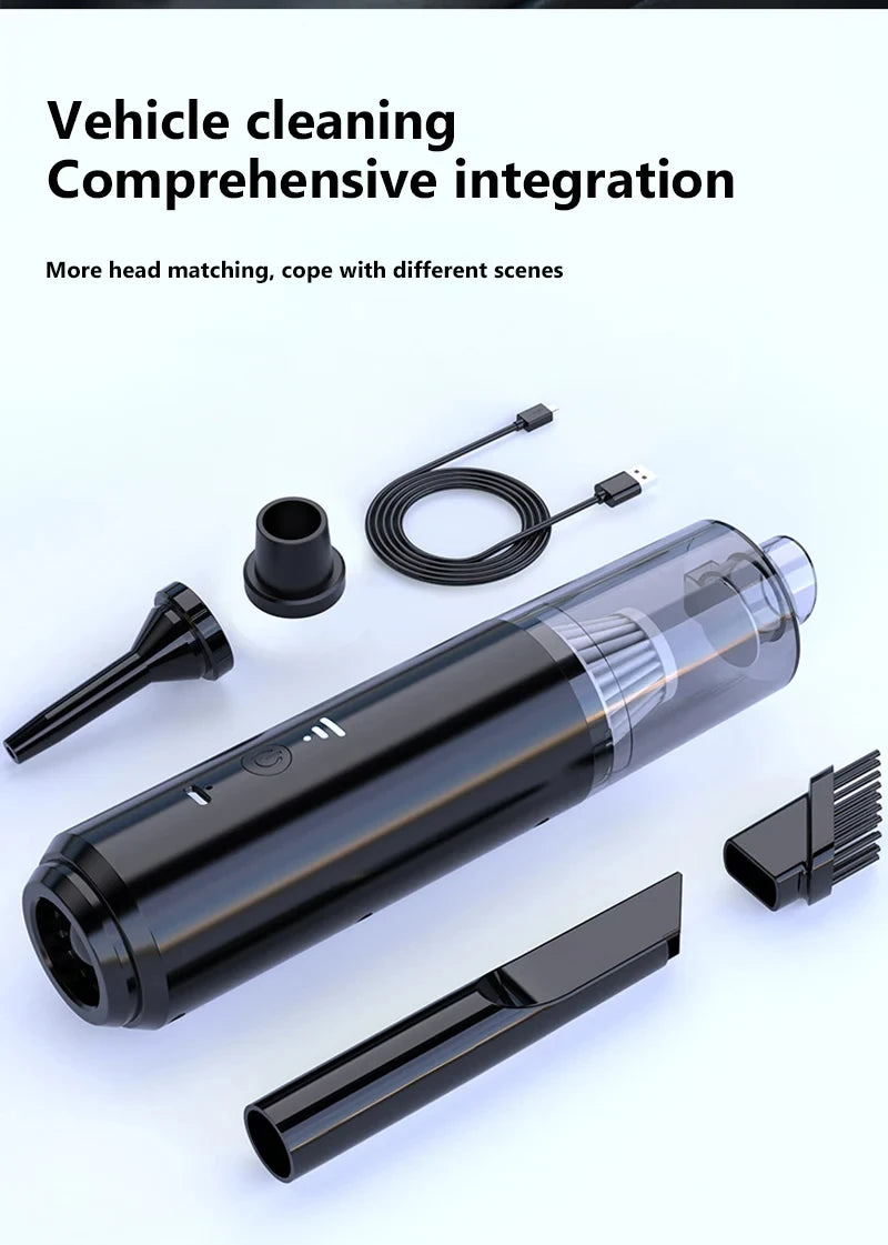 Aspirapolvere Portatile Senza Fili 2 In 1 Potente E Intelligente Per Auto E Casa Pulizia Domestica Versatile