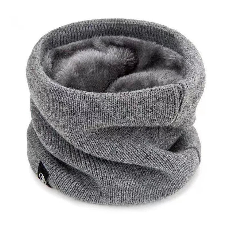 Scaldacollo Tubolare In Maglia Spessa Peluche Antivento Per Collo Inverno Ghetta Sport All Aperto Uomo Donna Sci Corsa