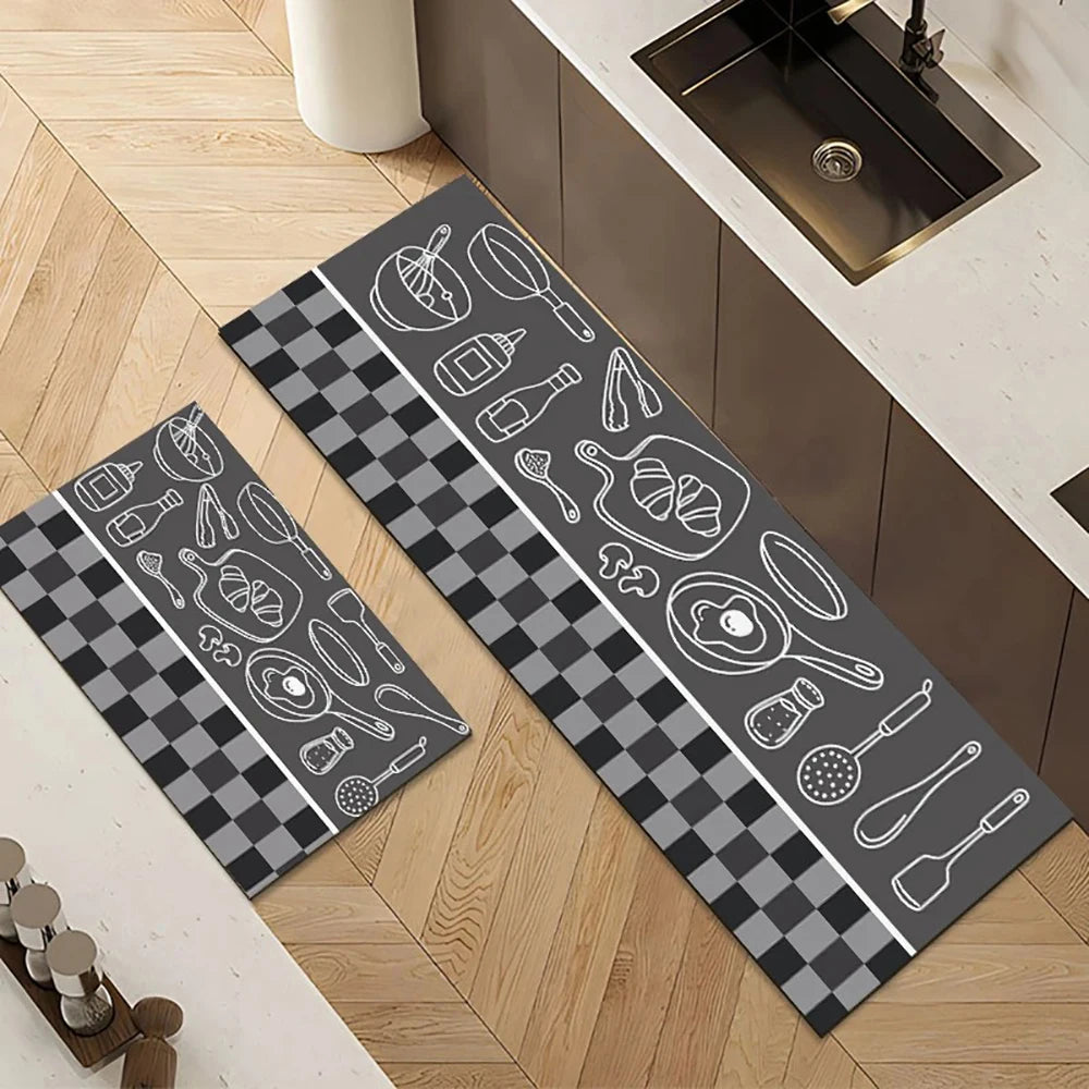 Tappetino Da Cucina Antiscivolo Lungo In Velluto Cristallo Per Soggiorno E Camera Da Letto Zerbino Tappeti Assorbenti