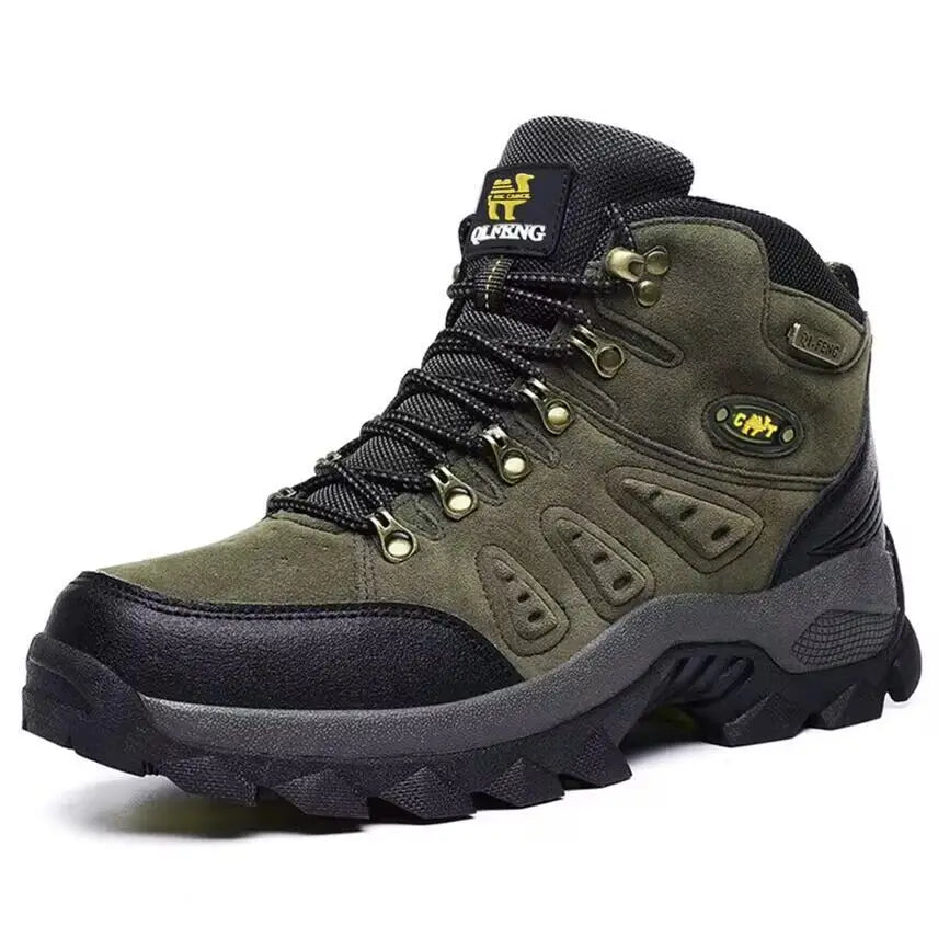 Scarpe Da Arrampicata Invernali All'aperto Da Trekking Antiscivolo Con Suola Spessa Uomo Calde