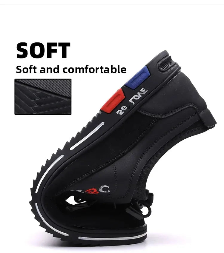 Scarpe Da Uomo Extra Large In Pelle Con Fondo Morbido Primavera Autunno Nuovo Stile 46 47 48 Suola In Gomma Impermeabile