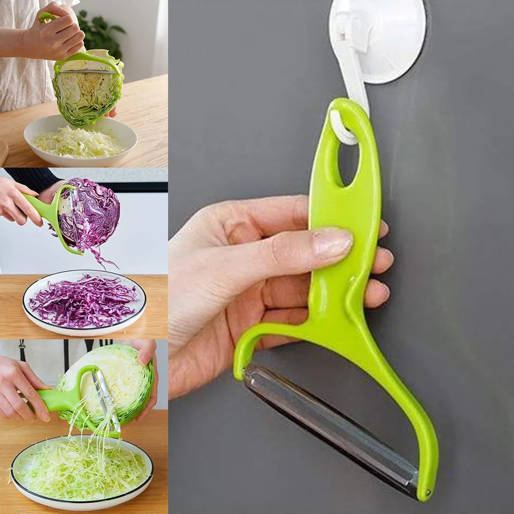Set Multifunzione Affettatrice Per Cavolo Taglierina Verdure Grattugia Insalata Patate Utensili Cucina