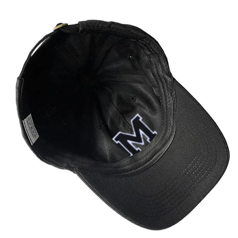 Berretto Da Baseball Unisex Ricamato Lettera AZ Cotone Morbido Alta Qualità Protezione Solare Snapback