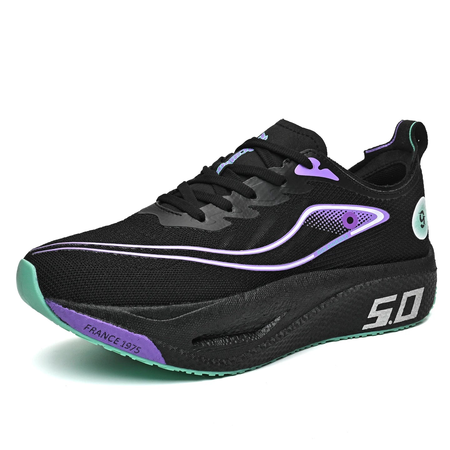 Scarpe Da Corsa Sportive Unisex Traspiranti Comfort Outdoor Nero Taglia 10 Per Uomo E Donna