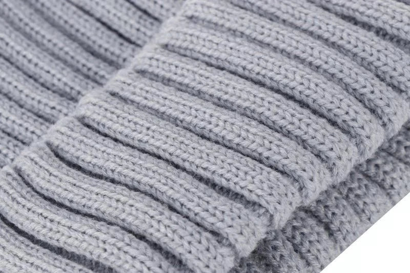 Cappello Invernale Da Donna Lavorato A Maglia Con Pompon In Pelliccia Sintetica Caldo Berretto Natalizio Per Ragazza