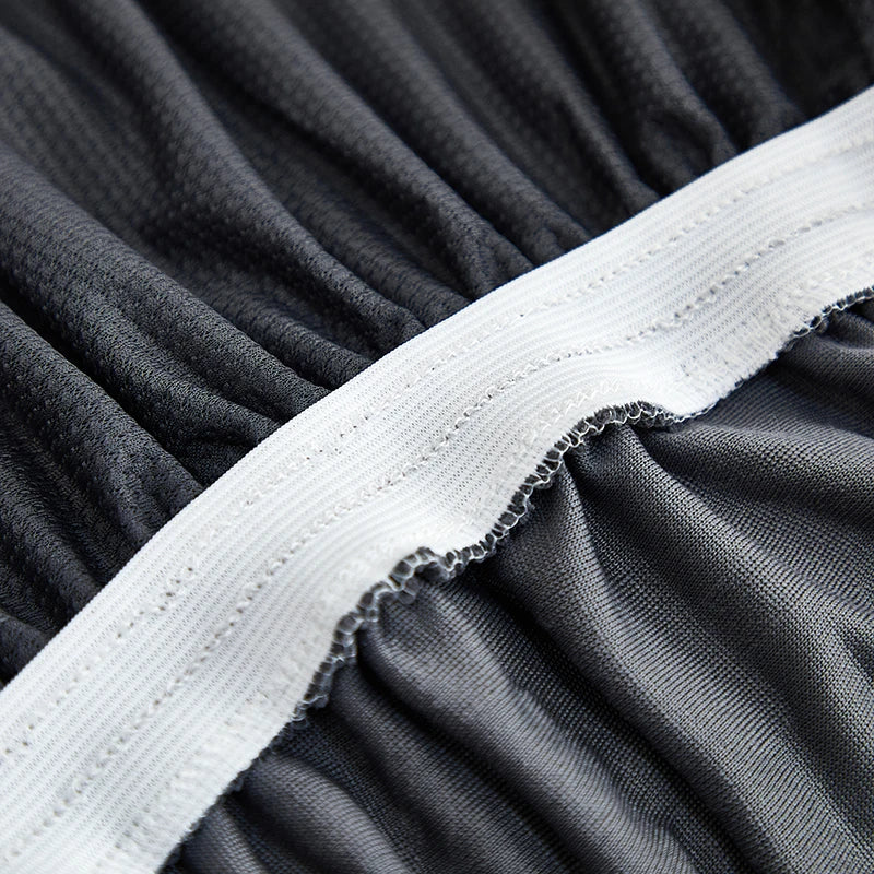 Copridivano Elasticizzato Jacquard Con Gonna Fodera Antiscivolo Antipolvere Tinta Unita Per Soggiorno 1Pezzo