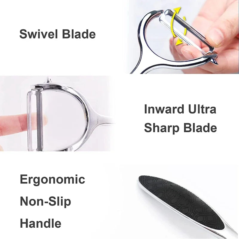 Pelapatate In Acciaio Inossidabile Multifunzionale Grattugia Per Carote Utensili Da Cucina Accessori