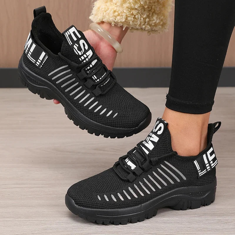 Scarpe Da Corsa In Mesh Traspiranti 2025 Per Donne Leggere Con Suola Imbottita Per Allenamento All Aperto E Palestra