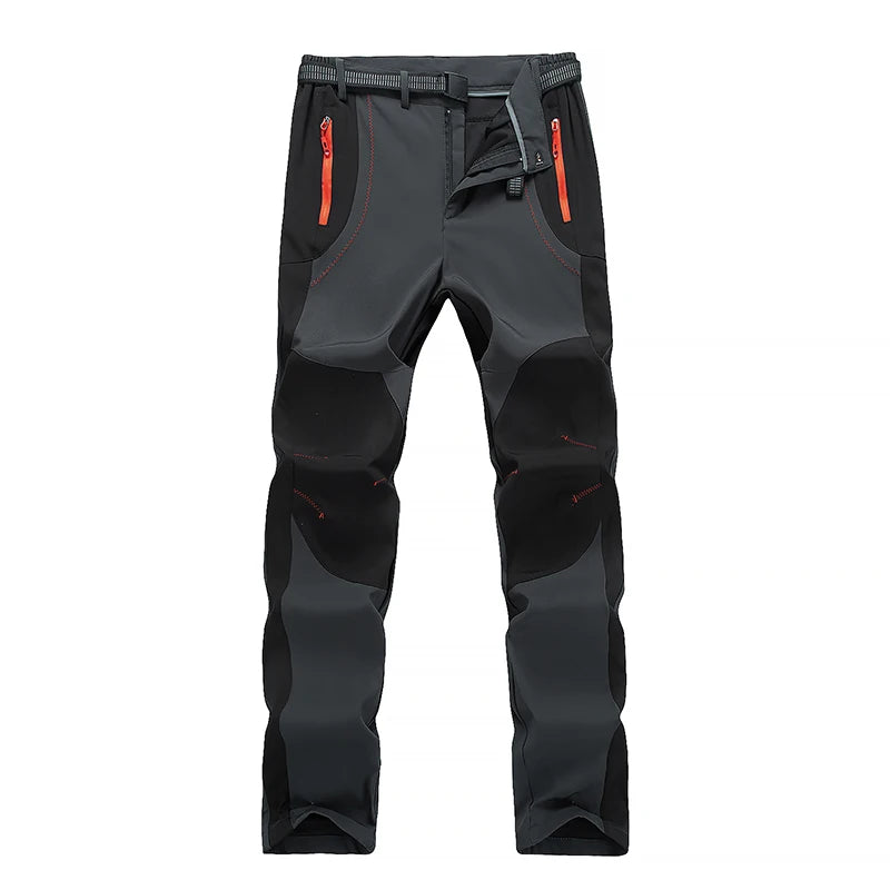 Pantaloni Invernali Da Uomo In Pile Per Trekking Impermeabili Caldi Da Campeggio All Aperto Soft Shell Antipioggia Antivento