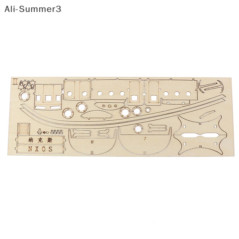 1:30 Modello di assemblaggio di navi Barca a vela in legno Kit in legno fai da te Puzzle Giocattoli Regalo