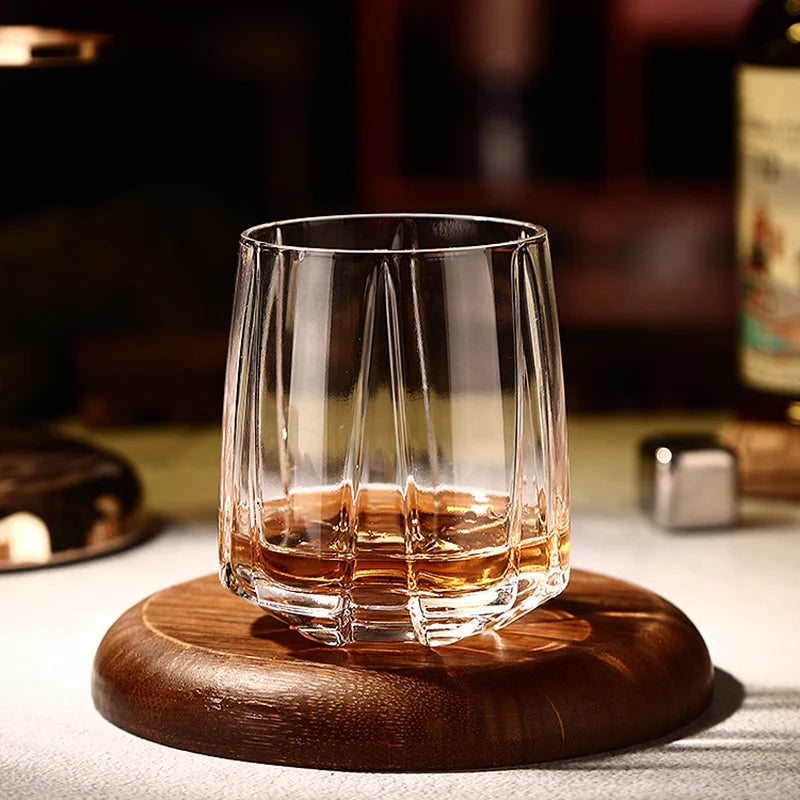 Bicchieri Da Whisky Ecologici E Durevoli Cocktailgeek Forma Rotonda In Vetro Trasparente Per Appassionati Di Whisky