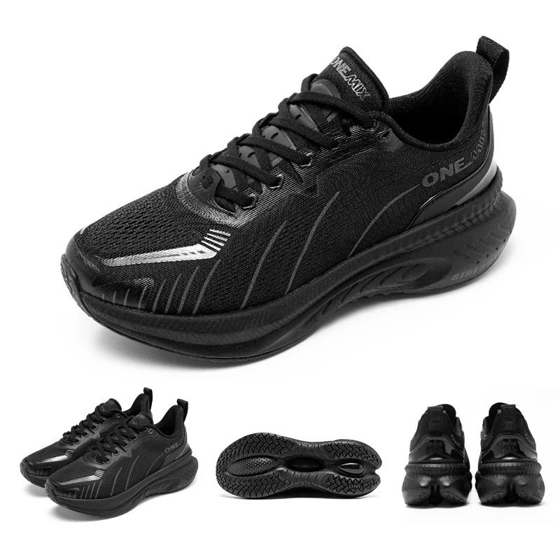 Onemix Scarpe Da Corsa Ammortizzate Da Donna Autunno Inverno Antiscivolo Con Lacci Per Corsa Intensa Danza