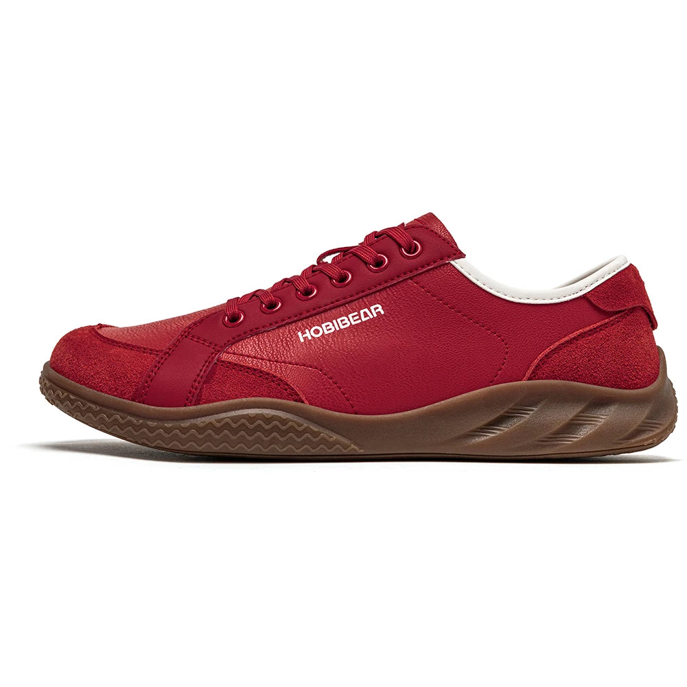 Hobibear Scarpe Barefoot Unisex Punta Larga Leggere In Pelle Sintetica Con Blocchi Di Colore Per Passeggio Casual