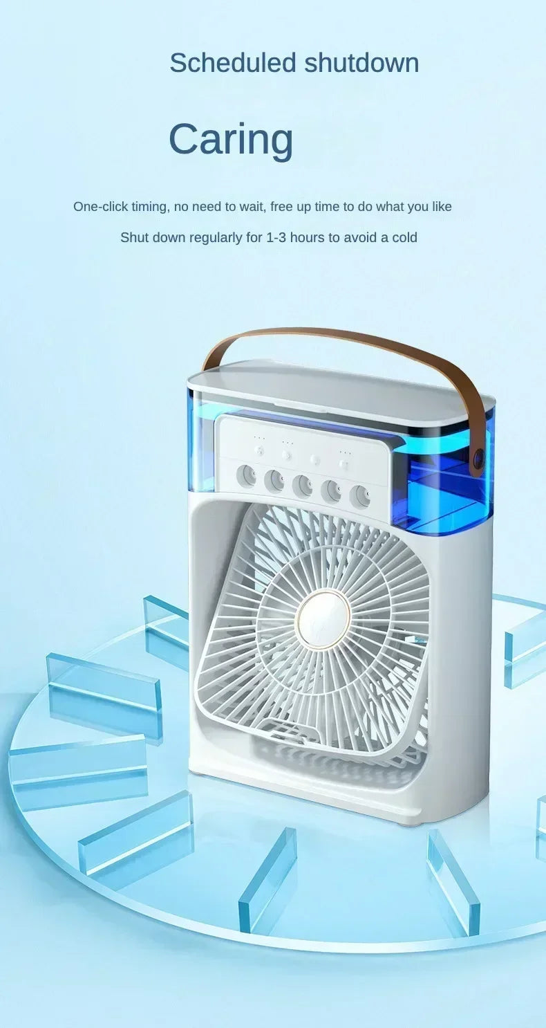 Umidificatore Portatile Ventilatore Condizionatore Di Aria Idrocooling Regolazione Aria Tre Velocità Ufficio