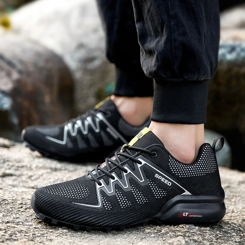 Scarpe Da Ciclismo MTB Traspiranti Uomo Scarpe Da Bicicletta Leggere Per Trekking All'Aperto E Equitazione