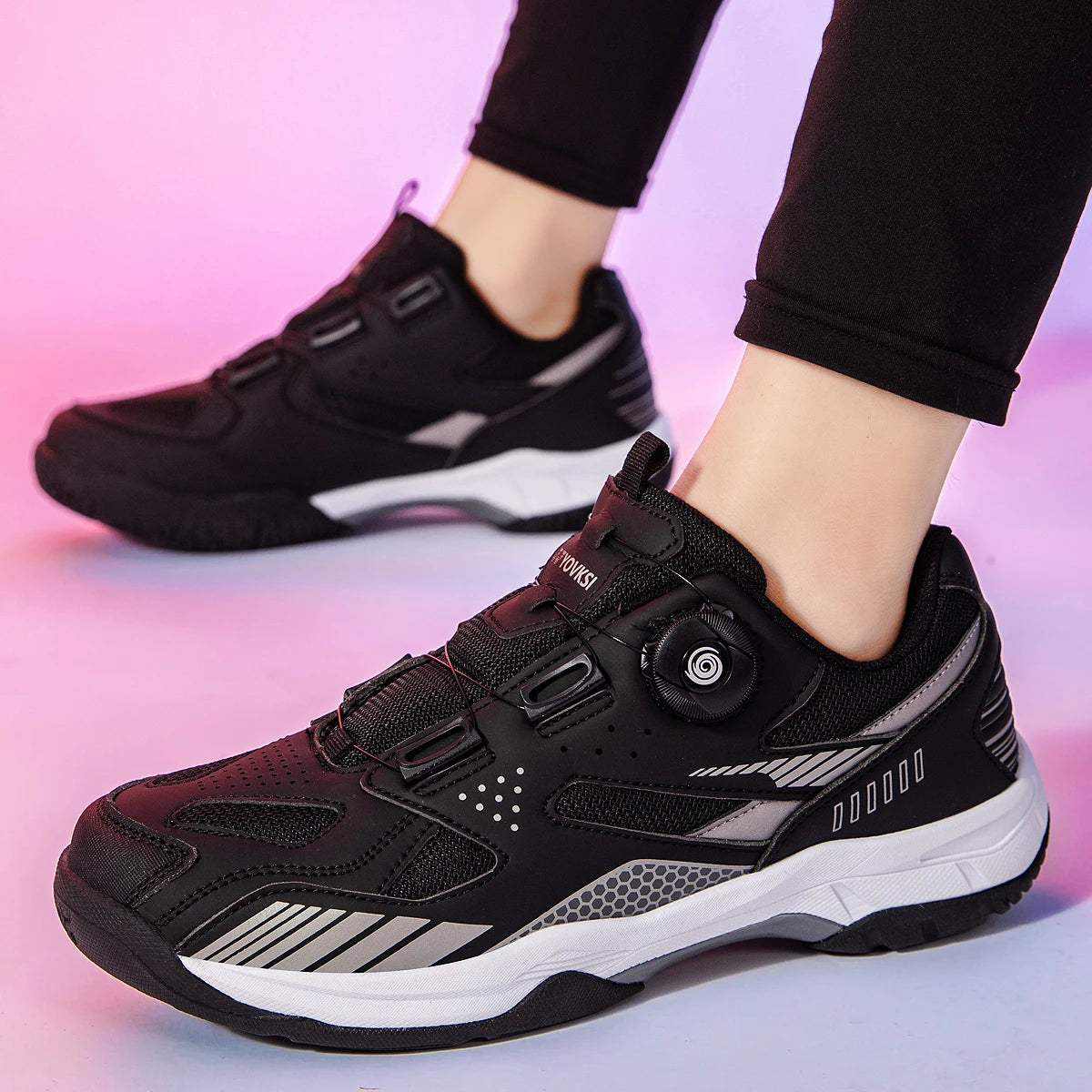Scarpe Da Badminton Professionali Uomo Donna Antiscivolo Blu Per Tennis Palestra All Aperto Sneakers