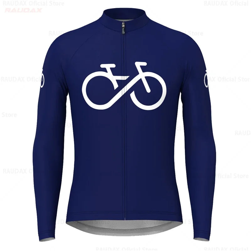 Maglia Da Ciclismo A Maniche Lunghe Uomo Traspirante MTB Mountain Bike 2025 Primavera Autunno Triathlon