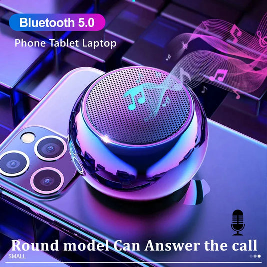 Mini Altoparlante Bluetooth Con Microfono TWS Cassa Di Risonanza Portatile HiFi Per Musica Su Smartphone Tablet Metallo