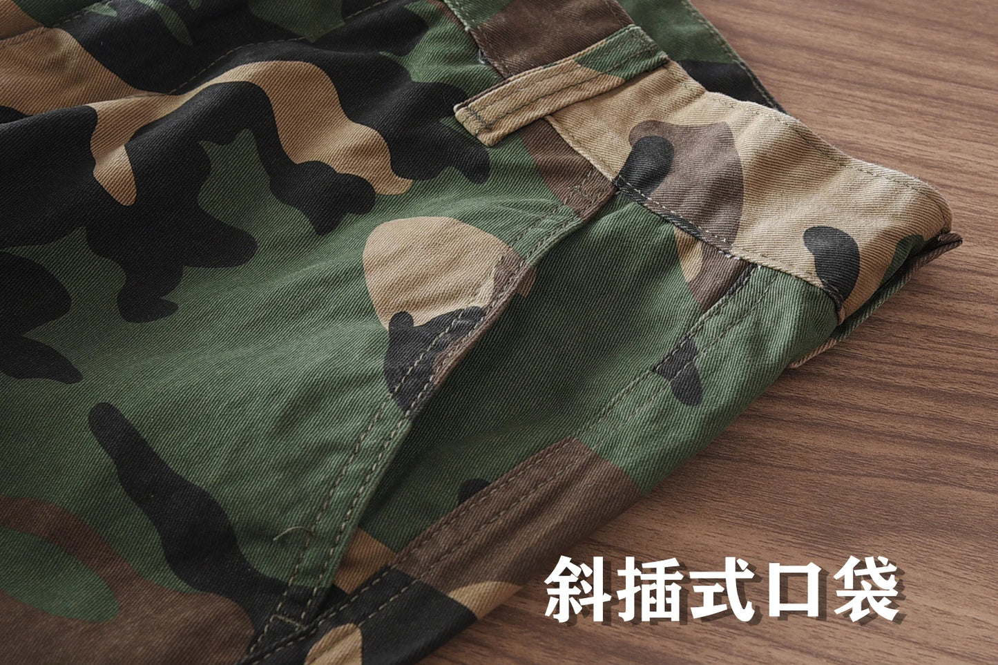 Estate New American Retro Camouflage Cargo Shorts Da Uomo In Cotone Lavato Con Multi Tasche