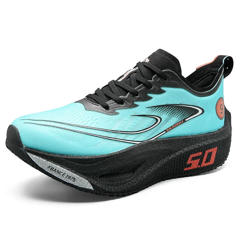 Scarpe Da Corsa 2025 Con Piastra In Carbonio Traspiranti Con Cuscino Di Rimbalzo Leggero Per Maratona Professionale