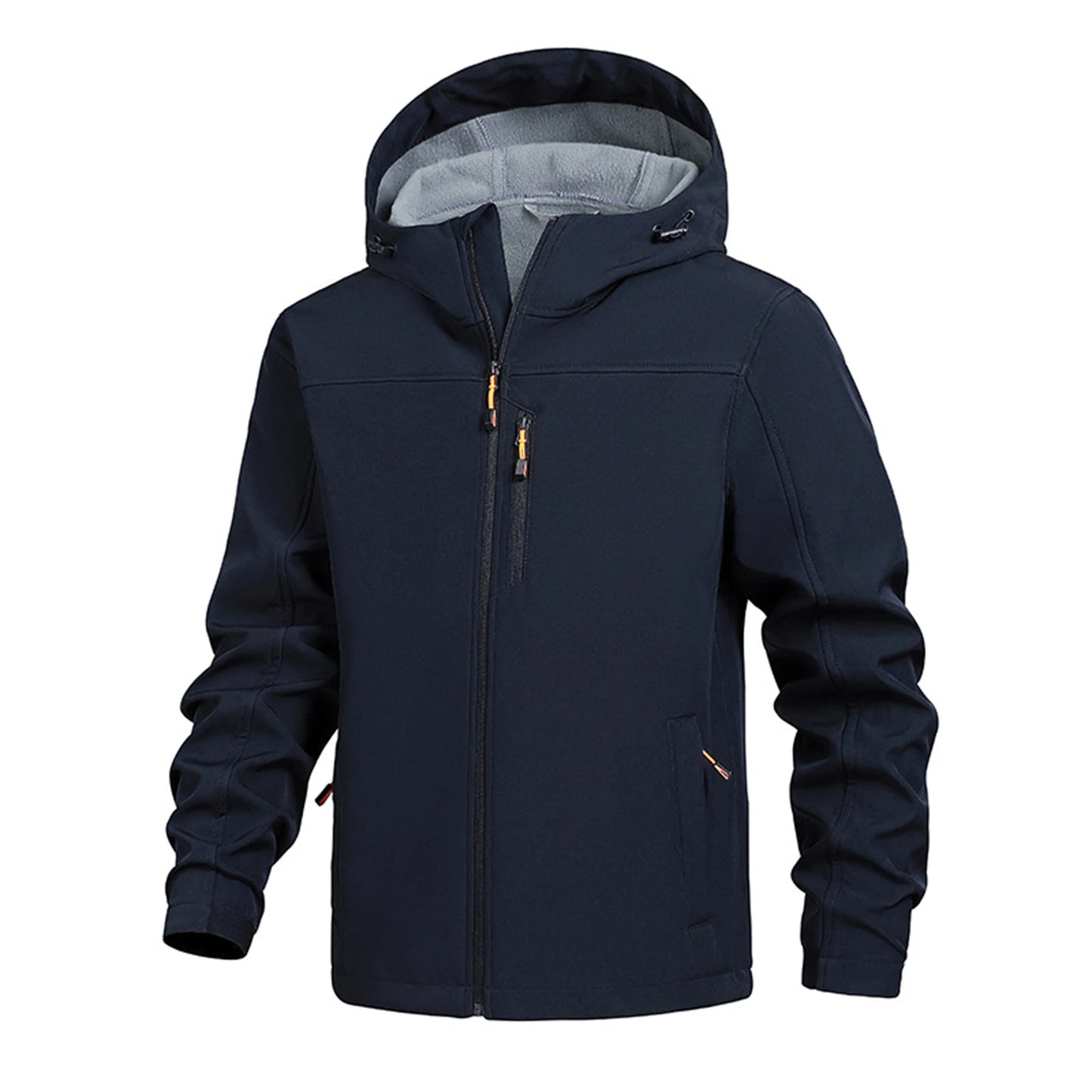 Giacche Con Cappuccio Impermeabili Uomo Autunno Inverno, Ideali Per Escursionismo Caccia Pesca All'aperto Fleece Casual