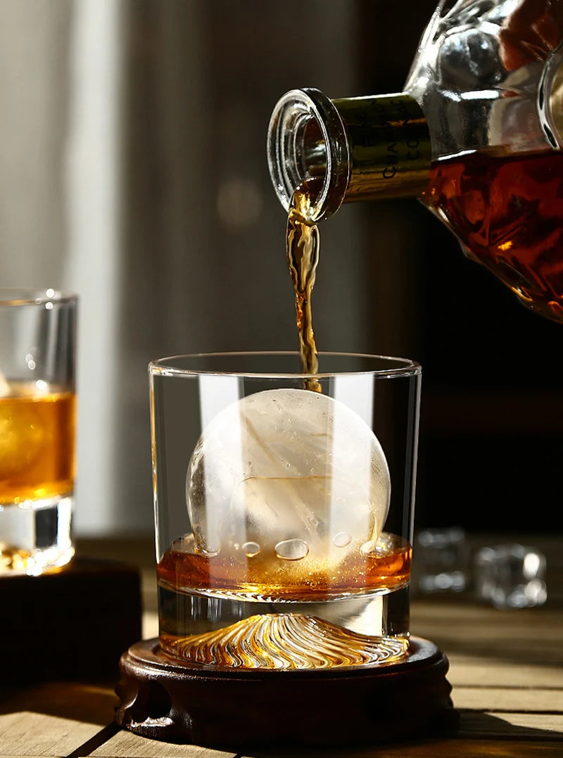 Bicchieri Da Whisky Ecologici E Durevoli Cocktailgeek Forma Rotonda In Vetro Trasparente Per Appassionati Di Whisky