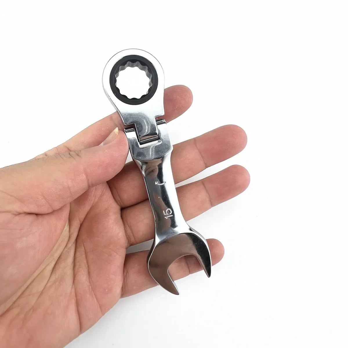 Mini Chiave A Cricchetto Con Manico Corto E Testa Mobile Attrezzo Per Risparmiare Manodopera XMSJ Acciaio Carbonio