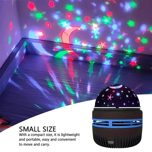 Proiettore LED Star Galaxy Luci notturne Proiettore cielo stellato Illuminazione natalizia 5V USB Camera Camera da letto Decorazione della casa
