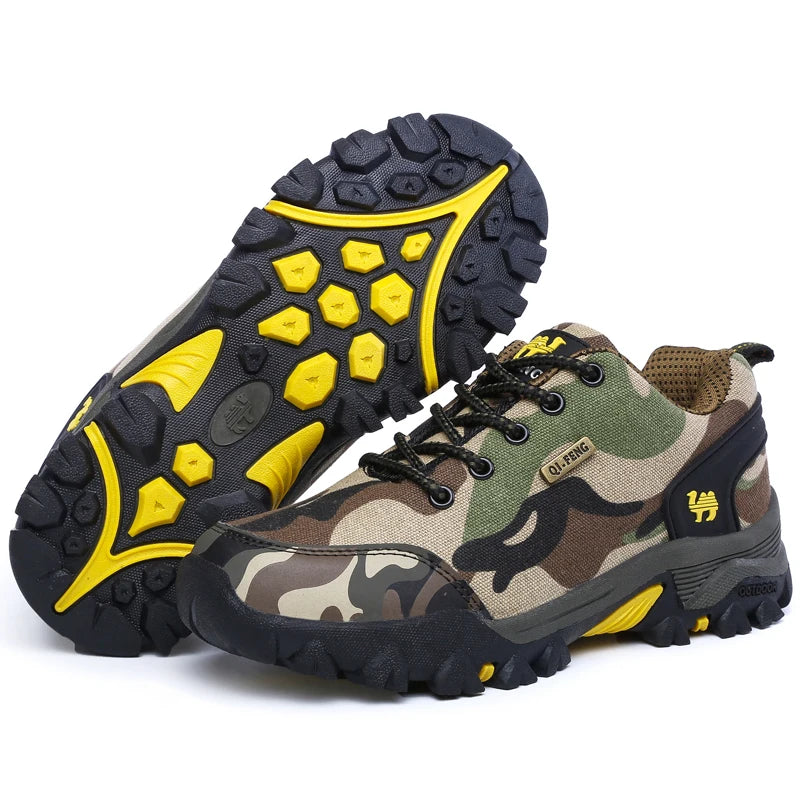 Scarpe Mimetiche Da Esterno Unisex Per Trekking E Trail Running Verde Militare Traspiranti Con Aumento Di Altezza