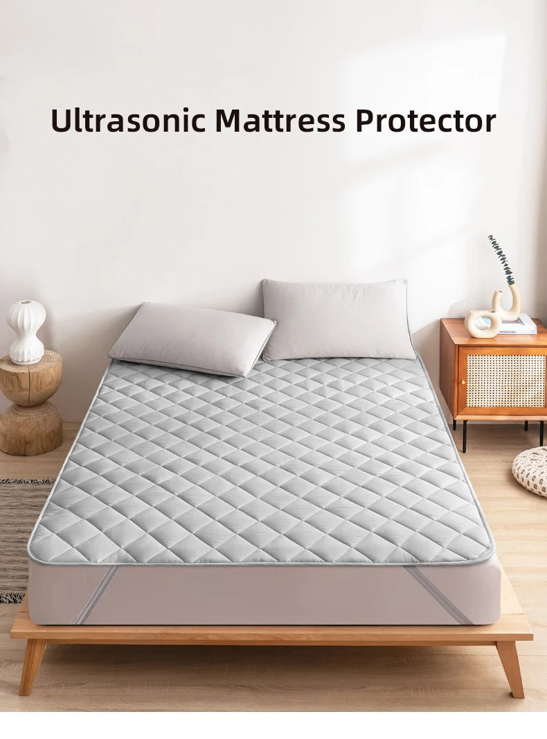 Coprimaterasso Lavabile Con Elastico Traspirante Sottile E Facile Da Pulire Per Letto Matrimoniale E Singolo