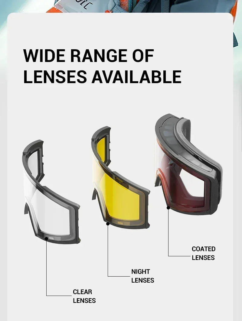 Kapvoe Occhiali Da Sci Fotocromatici E Maschera Da Snowboard Antiappannamento UV400 Per Uomo E Donna Occhiali Inverno