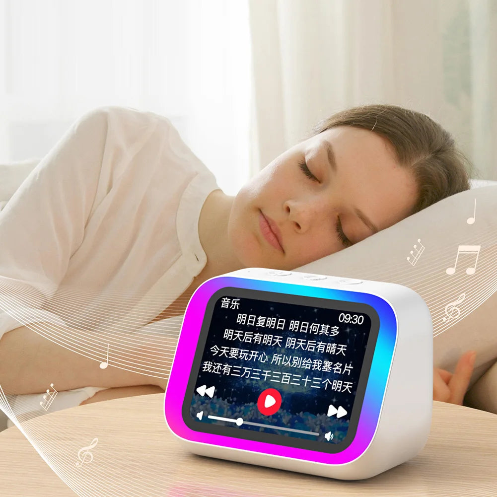 Altoparlante Bluetooth Portatile Con Sveglia E Assistente Vocale Per Camera Da Letto Con App Integrata