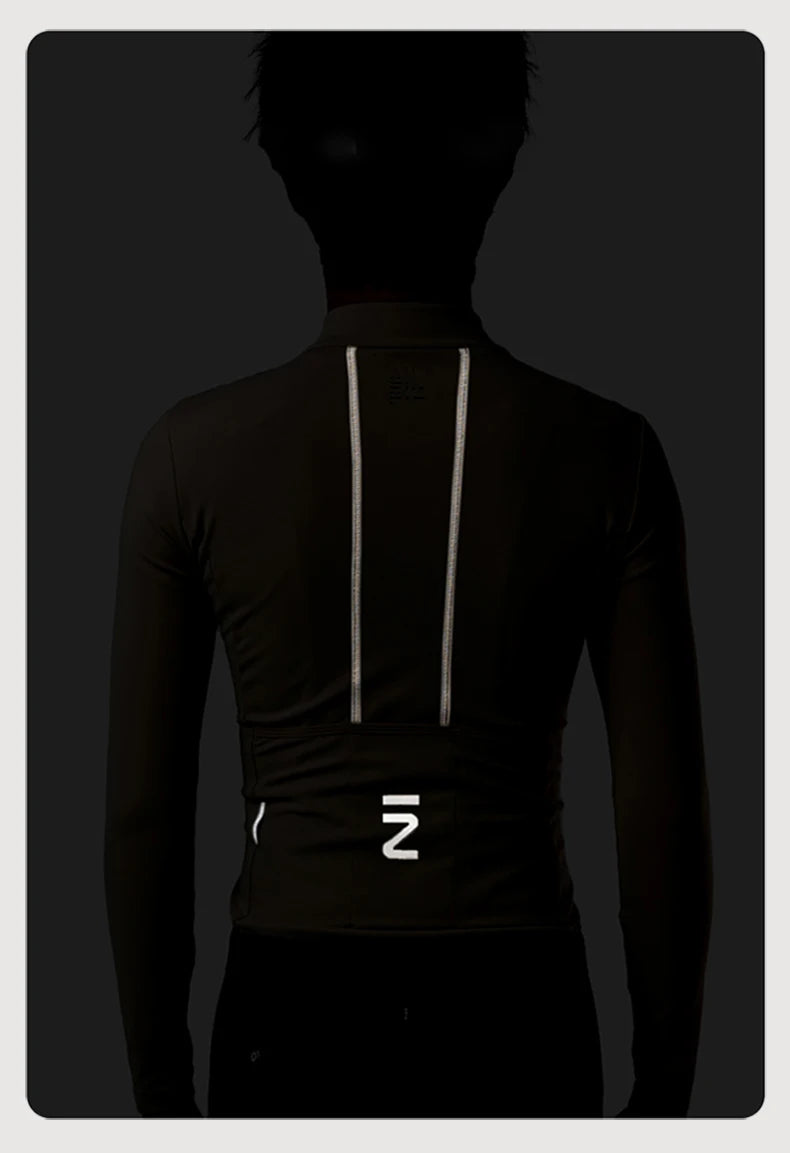 Maglia Uomo Maniche Lunghe in Pile Termico Inbike 2025 per MTB Autunno Inverno Abbigliamento Ciclismo
