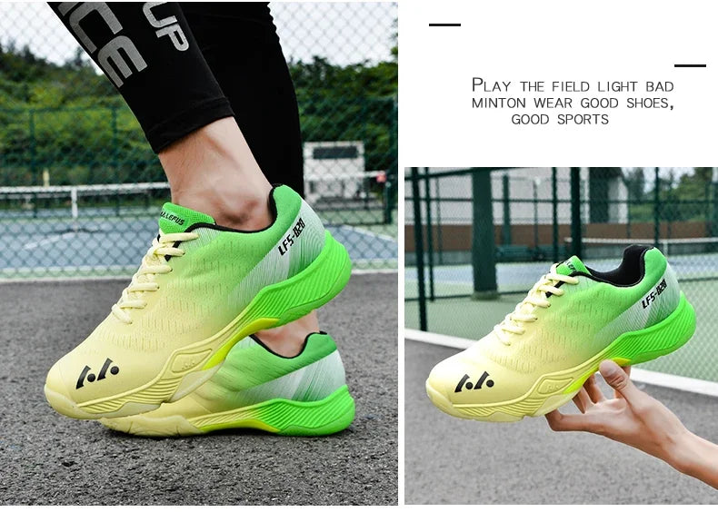 Scarpe Da Badminton Uomo Resistenti Traspiranti Esterno Interni Grandi Dimensioni Pallavolo Professionali Originali Ragazzi