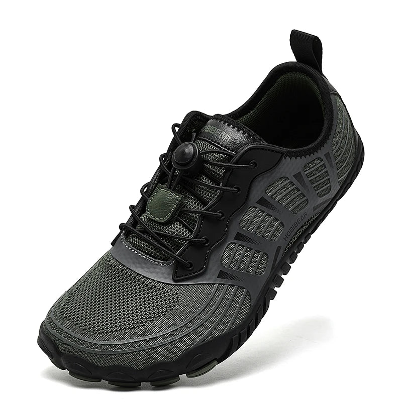 HOBIBEAR Scarpe Da Ginnastica Traspiranti Con Fascia Elastica Punta Larga Per Uomo E Donna Spiaggia